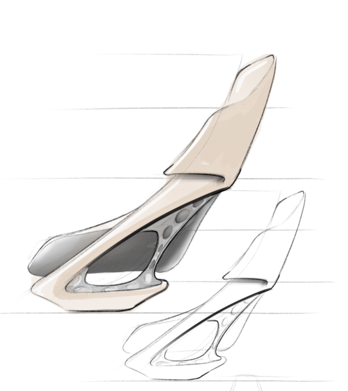 Seat sketch
